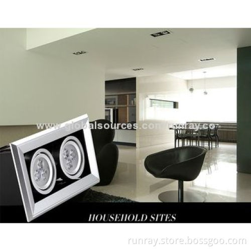 6W LED Cabinet Light, AC85-265V Epistar/Bridgelux Chip 90-110lm/W, 72-hour Aging Time CE ISO9001